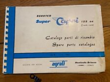 Capri Super 125 scooter spare parts catalogue Agrati Garelli
