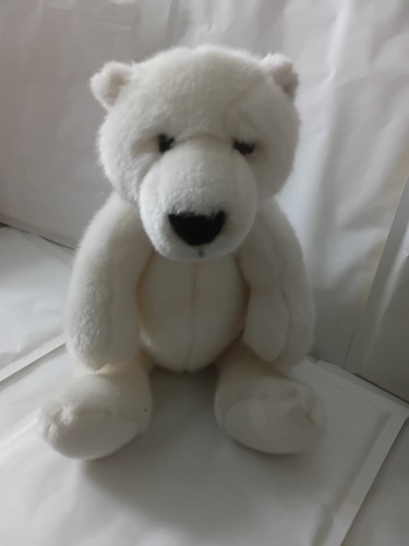 Hamleys white plush polar bear - hamleys,