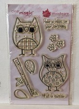 Woodware Stamps - Owls &
