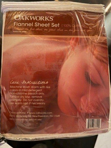 Oakworks 100 cotton flannel - 100%,