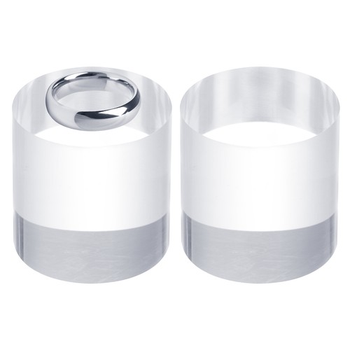 2pcs acrylic cylinder display - cylinder,