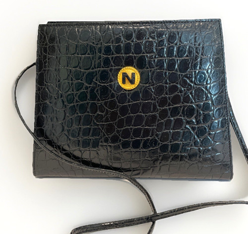 Vintage albert nipon croc - vintage,