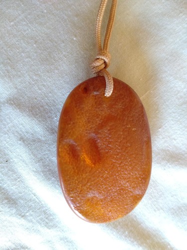 Amber pendant weight - pendant, of
