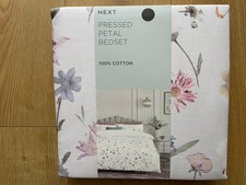 Next Pressed Petal 100% Cotton Double Bed Set - New