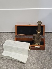 Antique Brass Microscope