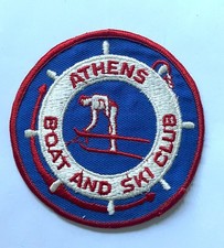 Athens Boat and Ski Club patch, 10cms diameter