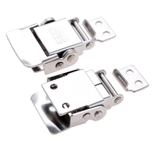 2pc stainless steel luggage - steel,