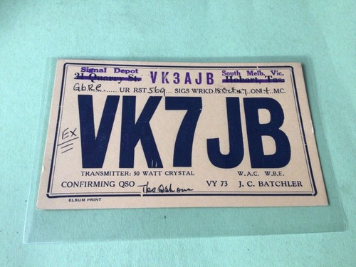 Vintage qsl radio - qsl,