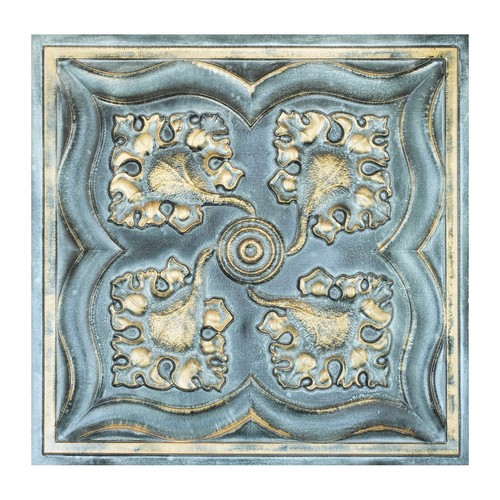 Faux tin painting tile - faux,