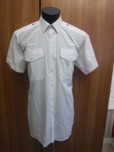 New short sleeve white police - new,