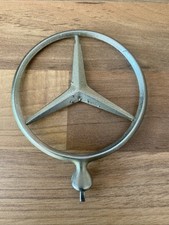 Mercedes Bonnet Hood Emblem Vintage 3 Inches Silver replacement