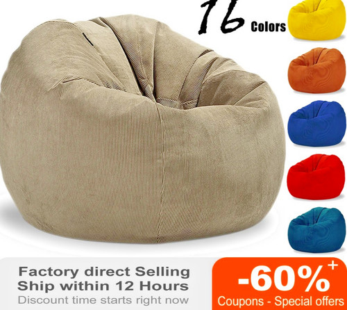 Corduroy bean bag cover adult - corduroy,