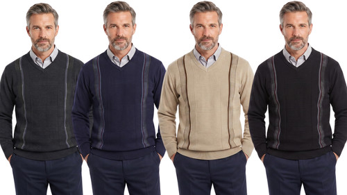 Mens neck knitted - neck, jumper