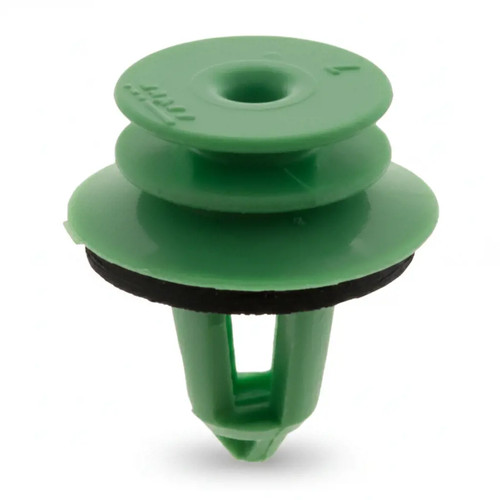 Upholstery mounting clip green
