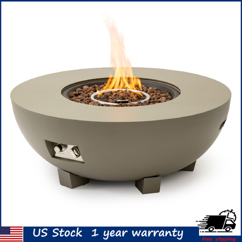 Propane gas fire - fire, pit