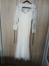 Size 12 Ivory Wedding and Bolero Jacket