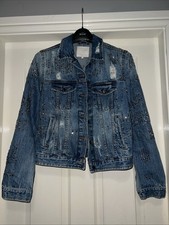 Zara Trafuluc Denimwear Jacket With Embellishing. Size M. BNWOT