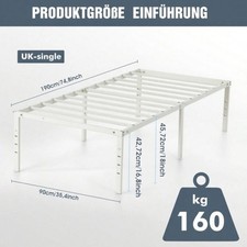 Metal Bed Frame Single Double