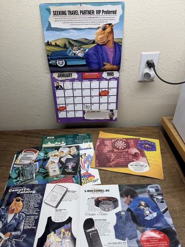 Camel cigarettes calendar - cigarettes, joe