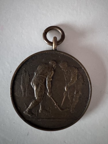 Vintage bronze field hockey - bronze,