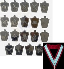 Masonic Regalia English Freemasons Mark Lodge Officer Collar & Jewel TOP QUALITY