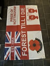 Nottingham Forest Flag 5ft by 3ft - Nottingham Forest Football Flag Brand New