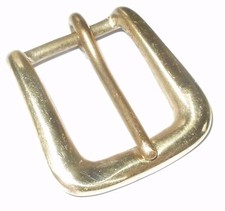 1" INCH - 25MM SOLID CAST BRASS BELT STRAP BUCKLE