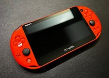 Sony PS Vita Slim PSVita Console Neon Orange PCH-2000 Includes Charger *RARE