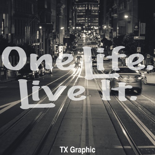 One life live decal - life,