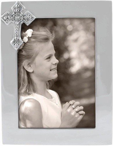 Elegant 5x7 inch cross frame - 5x7-inch,
