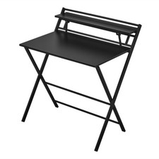 Black Foldable Computer Desk