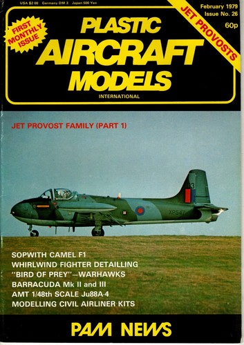 Plastic aircraft models pam - plastic,