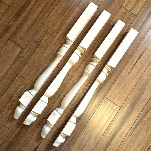 Maple wood fluted - 4,