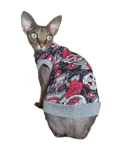 Sizes skulls stretch cotton - sizes,