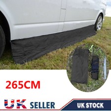 Campervan Motorhome Awning Skirt & Draught Excluder VW T5 T6 Size Large - 265cm
