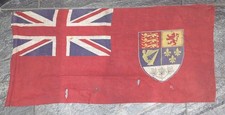 Rare Antique Vintage Canadian Red Ensign Flag 16 x 33 Inches 1921–1957 