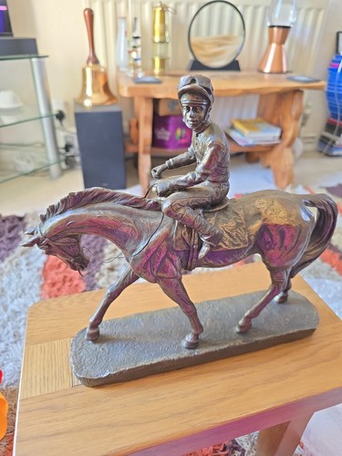 Horse jockey on - horse, jockey'