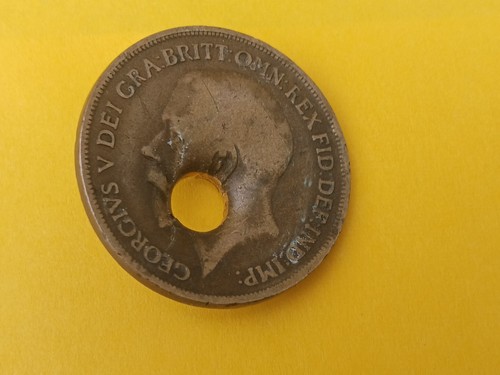 Trench art ww1 - trench, penny