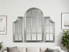 Extra Large Mirror Silver