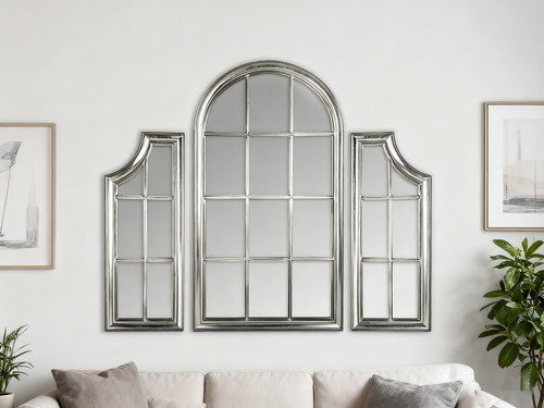 Extra large mirror - extra, silver