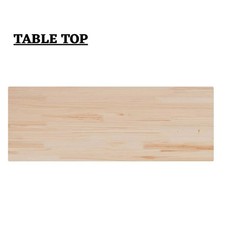 Table Top Desk Top Wooden Table Top for Desk Solid Wood Pine Square vidaXL