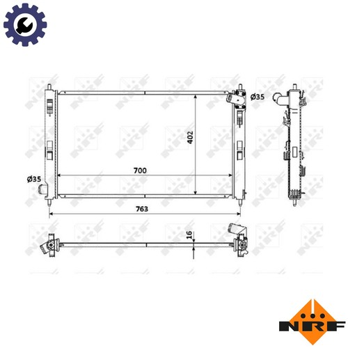 Radiator engine cooling - engine,