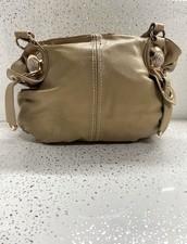 Vintage Moda Beige Handbag Classic Retro Style Elegant Shoulder Bag Women's