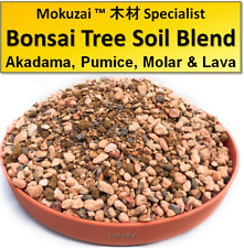Bonsai Trees Potting Soil Mix: Akadama, Pumice, Moler & Lava Rock Pot Blend 1-3L