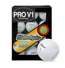 Titleist PRO V1/V1x Rewashed Golf Balls, Great for Practice Pack of 24 ,Free P&P