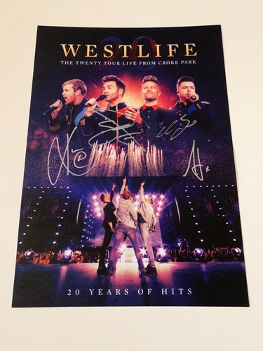 Signed autographed westlife - signed/autographed,