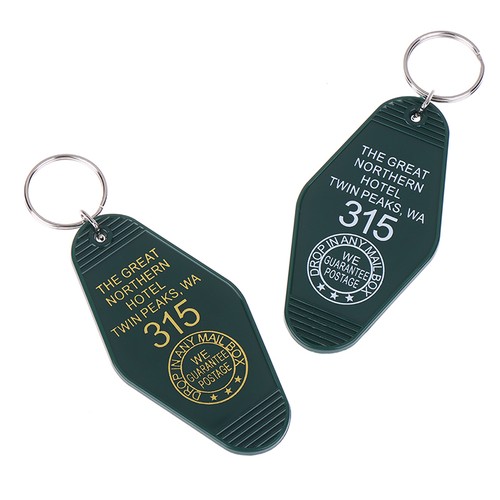 Twin peaks key chains the - twin,