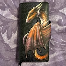 Take Flight Flying Dragon red & purple large ladies purse/wallet
