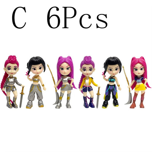 6pcs cosplay kpop demon - 6pcs,
