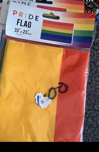 Large rainbow flag gay - large,